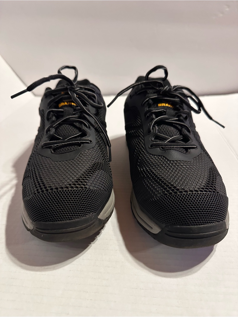 Brahma Black Mesh Athletic Lace-Up Sneakers